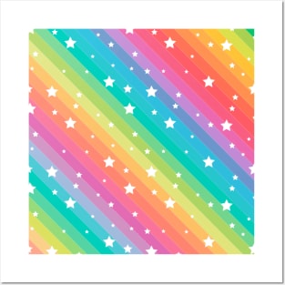 Rainbow unicorn magical gift Posters and Art